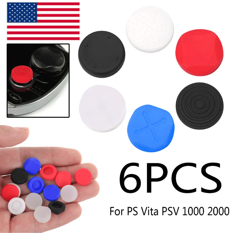 Cubierta de tapa de silicona con agarre de joystick analógico para PS Vita PSV 1000 2000 EE. UU. Foto 1 de 4