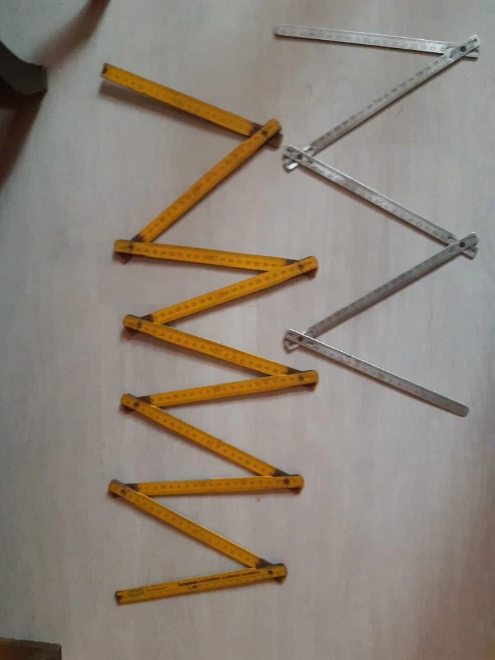 2 Anciens Mètres Pliant - Photo 1/1