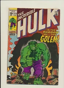 Incredible Hulk 134 1968 Marvel scansioni ad alta risoluzione - Foto 1 di 2