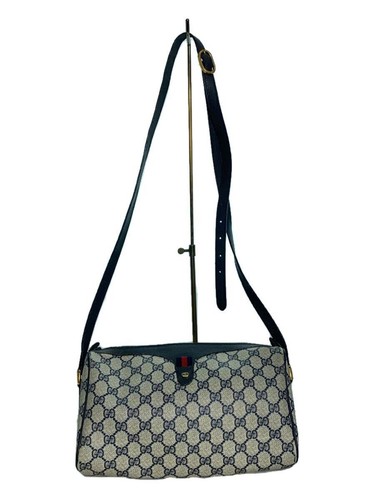 Sac bandoulière GUCCI ANCIEN motif GG PVC bleu marine total 89.02.017 Occasion