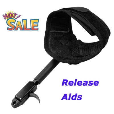 1pcs Arrow Release Aid Trigger Caliper Bow String For Youth Hunting Shooting USA - Image 1 of 4