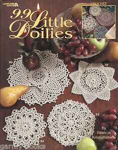 99 Little Doilies Patricia Kristoffersen Doily Crochet Pattern Book LA #3228 NEW