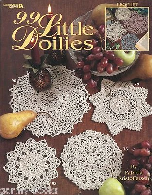 99 Little Doilies Patricia Kristoffersen Doily Crochet Pattern Book LA #3228 NEW - Image 1 of 2