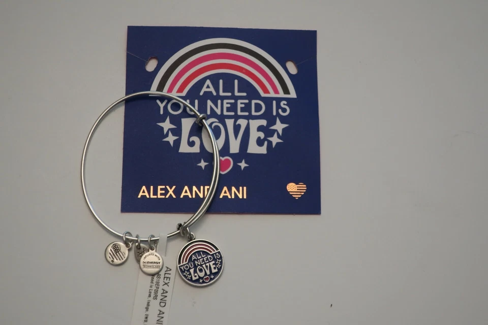 Alex and Ani All You Need Is Love Lennon & McCartney Beatles Silver
