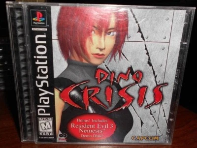 Dino Crisis Plus BONUS Resident Evil 3 Nemesis Demo Sony PlayStation 1, PS1 BNEW - Image 1 of 4