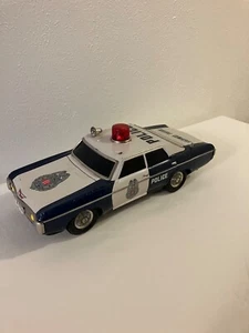 battery operated tin toys 1960s - Japan tin Chevrolet police highway patrol - Picture 1 of 7