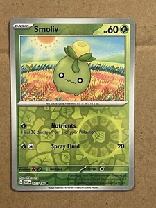 2023 POKEMON - SCARLET & VIOLET - SMOLIV - REVERSE HOLO 021/198 - Picture 1 of 2