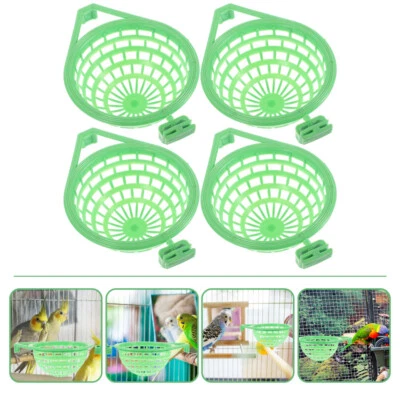 4 Pcs Vogelbrutnest Vogelkäfig Vogelzubehör Papagei Hibiskus - Bild 1 von 4