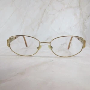Sophia Loren's Beau Rivage Zyloware Eyeglasses Frame 118 62 Women Gold 53-16-135 - Picture 1 of 9