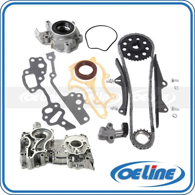 Kit de cadena de distribución para camioneta Toyota 4Runner 85-95 2,4 L SOHC con cubierta de bomba de aceite Foto 1 de 4
