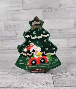 Vintage Whitmans Christmas Box w/Snoopy PVC Ornament Peanuts Chocolate Candy - Picture 1 of 6