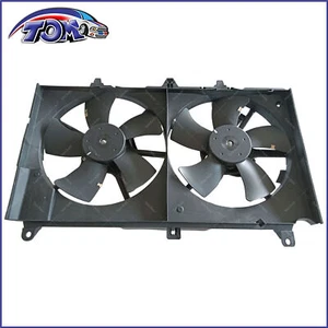 Dual Radiator Cooling Fan Blade Motor Assembly For 2003-2008 Infiniti FX35 - Picture 1 of 5