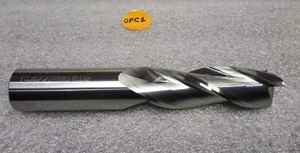 GARR 1" DIA. X 3" LOC X 1" SHK 6"OAL 3-FL SOLID CARBIDE END MILL, CENTER CUT - Picture 1 of 4