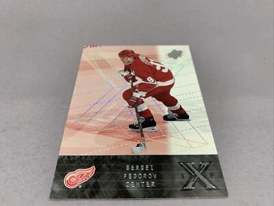 2000-01 SPx Hockey Card #22 Sergei Fedorov Detroit Red Wings - Image 1 of 4