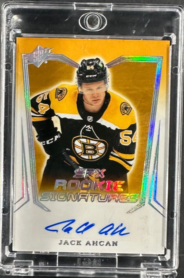 2021-22 SPx SPx Rookie Signatures Jack Ahcan #SPXR-JA Rookie Auto RC - Image 1 of 2