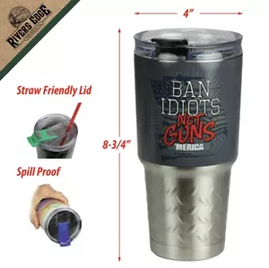 Rivers Edge Tumbler 32 Oz Spill-Proof Hot Or Cold Drinks - Picture 1 of 3