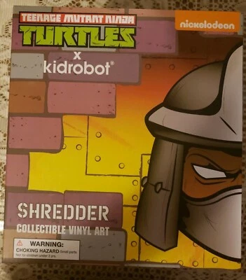 Figura Vinilo Trituradora Tortugas Ninja Mutantes Adolescentes Kidrobot 7" Figura VERDE NUEVO Foto 1 de 4