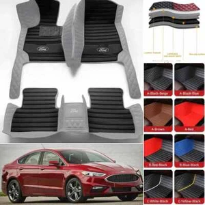 Fit for Ford Fusion 2013-2020 Luxury Custom Car Floor Mats Carpets Waterproof - Picture 1 of 34