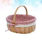 food storage basket Red Riding Hood Basket Woven Basket Rattan Fruit Basket