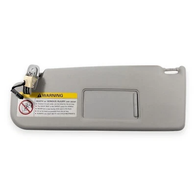 2002-2005 Volkswagen Passat Driver Left Side Sun Visor Gray Lighted - Image 1 of 4