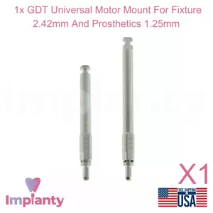 1x Soporte de motor universal para accesorio dental 2,42 mm y herramienta de prótesis de 1,25 mm - Imagen 1 de 11