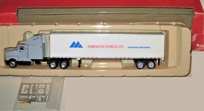 Tractor y remolque Herpa 6193 HO Timberline Express, Inc. Kenworth 1/87 nuevo sin usar, en caja Foto 1 de 2