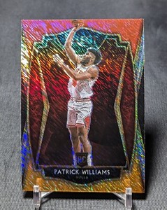 Patrick Williams Red Orange White Shimmer Rookie RC 2020-21 SELECT Card Bulls