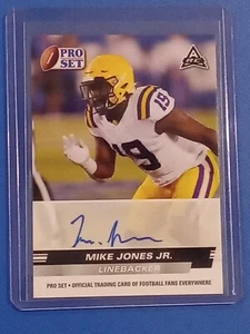 MIKE JONES JR 2022 LEAF PRO SET RC AUTO BLUE VARIATION SP #PSA-MJJ - Picture 1 of 4