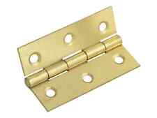 Forge 75mm Butt Hinge with Brass Finish Pack of 2 - FGEHNGBTBP75