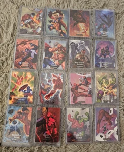 2016 Upper Deck Marvel Masterpieces Battle Spectra Full Complete Set BS-1--BS-16 - Picture 1 of 7