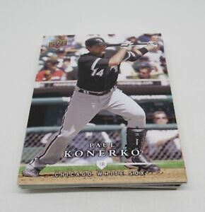 Chicago White Sox 2008 LOT of 22 Upper Deck Incl Paul Konerko MLB Baseball Cards