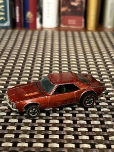 Hot Wheels Redline 1968 Custom Camaro Orange W/ Gray Int HK Base VTG - Picture 1 of 6