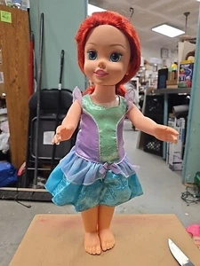 ARIEL LITTLE MERMAID Vintage Sounds Talks 20" TOLLYTOTS Princess DOLL DISNEY - Picture 1 of 12