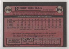 1989 Topps Blank Front Bobby Bonilla #440