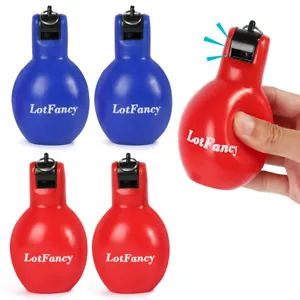 4 PACK Hand Squeeze Whistles Coach Whistle for Coaches Referees Hand-held Sports - Picture 1 of 6