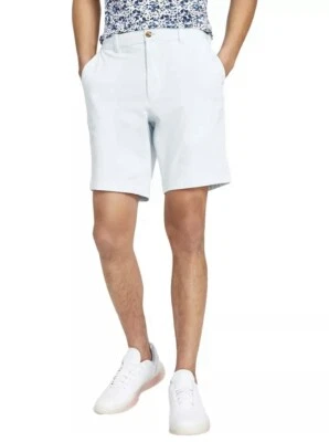 Shorts elástico Club Room masculino ajuste regular 9" 4 vias azul 38" - Imagem 1 de 4