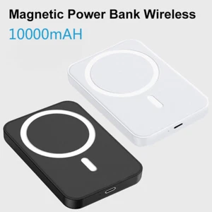 10000mAh Magnetic Power Bank Wireless Charger Battery Pack for iPhone 14 13 12 - Picture 1 of 13