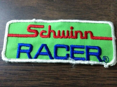 Schwinn RACER raro parche vintage años 60/70 para chaqueta bicicleta bicicleta de carretera Stingray Foto 1 de 2