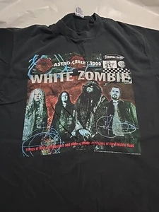 Vintage 1995 White Zombie Shirt XL Astro Creep 2000 Great Entertainment  - Picture 1 of 9