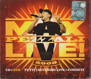 MAX PEZZALI - RARO CD + DVD " MAX PEZZALI LIVE ! 2008 " - Imagen 1 de 1