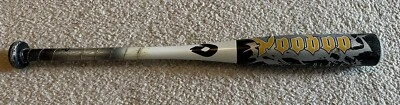 Молодежная бейсбольная бита DEMARINI VOODOO BLACK 25 дюймов 14 унций диаметр 2 1/4 B8 - Изображение 1 из 3