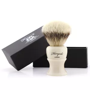 Cepillo de afeitar Silvertips Badger para hombre - mango de resina - color marfil - mejor regalo - Imagen 1 de 6
