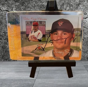 Tarjeta autógrafa Jeremy Sy 2013 Tribuna Salem-Keizer Volcanes AUTO - Imagen 1 de 2