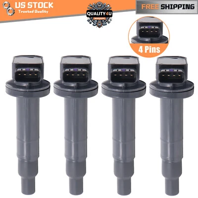 4Pcs Ignition Coil for 2001-2010 Toyota Yaris Prius Echo Scion xA XB 1.5L UF316 Foto 1 de 4
