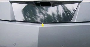 FITS CADILLAC CTS 2DR 10-13 STAINLESS CHROME LICENSE PLATE TRIM - Picture 1 of 1
