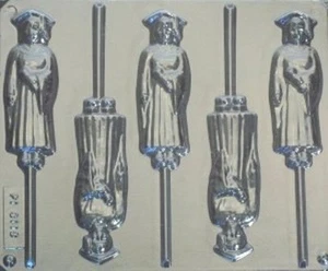 GRADUATES CHOCOLATE LOLLIPOP, MOULD, SOAP,CLAY,MOULD / MOULDS 5 CAVITY - Picture 1 of 1