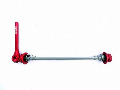 MT ZOOM Ti RED MTB REAR Quick Release QR Skewer 24g Lightweight titanium + alloy - Image 1 of 2