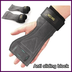 2 Stück Gym Handschuhe Fitness Hand Handfläche Schutz Ausrüstung Anti Rutsch - Bild 1 von 24