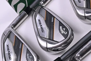 Callaway Mavrik Max Irons / 5-PW / Senior Flex Project X Catalyst 55 Shafts - Picture 1 of 7