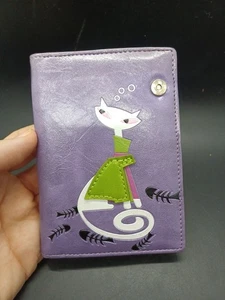 Portafoglio Kitty Cat Lover borsello da polso italiano nuovo CARINO  - Foto 1 di 10